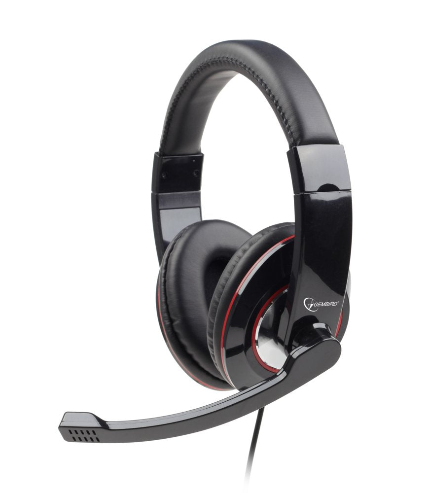 Gembird MHS-001 | Bedrade On-Ear Headset USB-A | Zwart - Matmuis - Matmuis